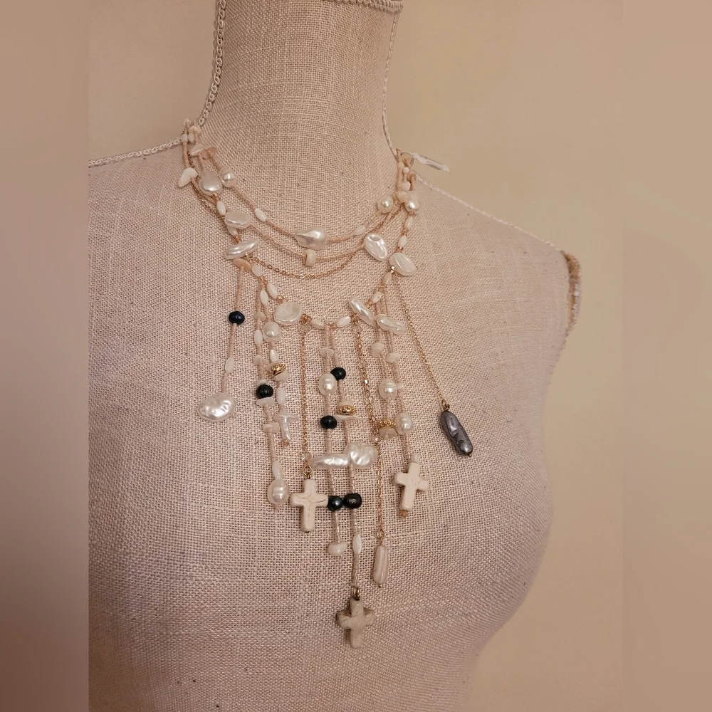 Free People Ariana Ost Something Beautiful  Necklace